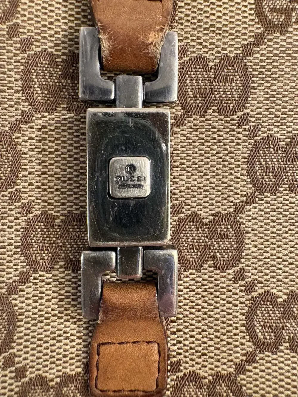 Gucci Jackie GG Monogram Canvas Long Continental Wallet Brown